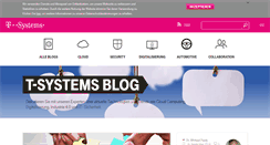 Desktop Screenshot of blogs.t-systems.de