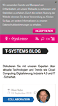 Mobile Screenshot of blogs.t-systems.de